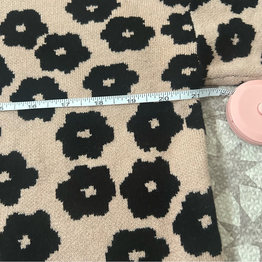 PRETTYGARDEN Women's Knit Floral Print Sweater Crewneck Long Sleeve- Size L - Picture 8 of 11